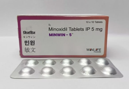 민윈에프 MINWIN-F 600정 미녹시딜5mg+피나스테리드1mg